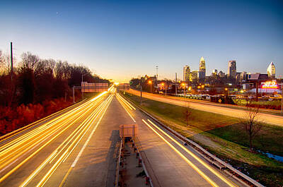 Mountain Landscape Rights Managed Images - Early Morning In Charlotte Nc Royalty-Free Image by Alex Grichenko