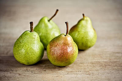 Food And Beverage Photos - Pears by Nailia Schwarz