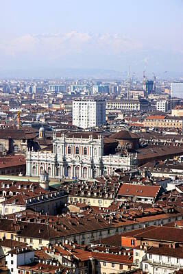 Christmas Ornaments - View of Turin by Valentino Visentini
