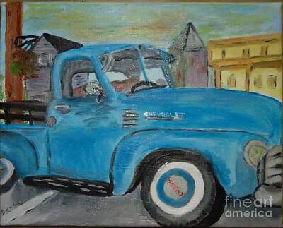 Lets Be Frank - 50 Chevy in Tannersville by Donna Cavanaugh