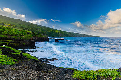 Catherine Abel - Spectacular ocean view on the Road to Hana Maui Hawaii USA by Don Landwehrle