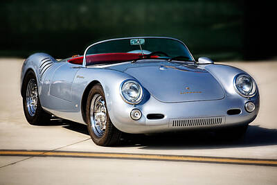 Sports Photos - 550 Spyder by Peter Tellone