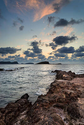 Guitar Patents - Beautiful Ibiza coastal sunrise landscape by Matthew Gibson