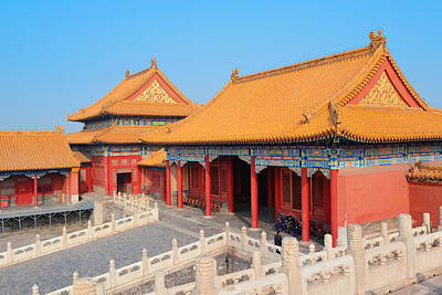 Farmhouse Royalty Free Images - Forbidden City Royalty-Free Image by Songquan Deng