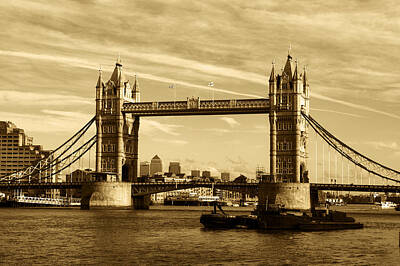 London Skyline Photo Rights Managed Images - Tower Bridge Royalty-Free Image by Chris Day