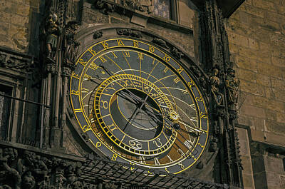 Pop Art - Astronomical clock. Prague. by Fernando Barozza