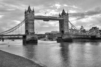 Southwest Landscape Paintings Rights Managed Images - Tower Bridge Royalty-Free Image by Chris Day