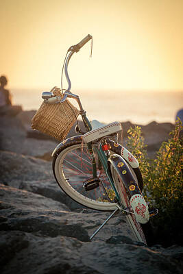 Transportation Royalty-Free and Rights-Managed Images - A Bike and Chi by Peter Tellone
