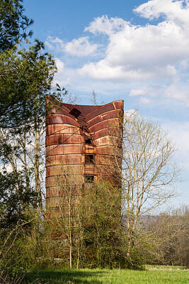 Just In The Nick Of Time - Abandoned Silo by Douglas Barnett
