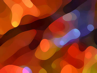 Abstract Landscape Royalty-Free and Rights-Managed Images - Abstract Fall Light by Amy Vangsgard