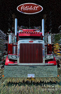 Best Sellers - Abstract Royalty-Free and Rights-Managed Images - Abstract Peterbilt by Randy Harris