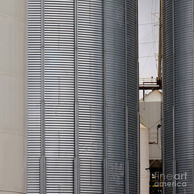 Angels And Cherubs - Agricultural grain silos building exterior by Stephan Pietzko