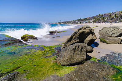 Beach Royalty-Free and Rights-Managed Images - Aliso Creek Beach I by Robert VanDerWal
