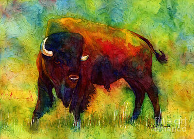Royalty-Free and Rights-Managed Images - American Buffalo by Hailey E Herrera