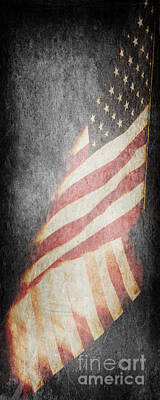 Landmarks Royalty Free Images - American Flag Royalty-Free Image by Pam  Holdsworth