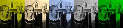 Landmarks Rights Managed Images - AMERICAN GOTHIC in COLORS Royalty-Free Image by Rob Hans