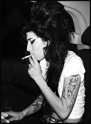 Celebrities Royalty-Free and Rights-Managed Images - Amy Winehouse  by Paul Sutcliffe