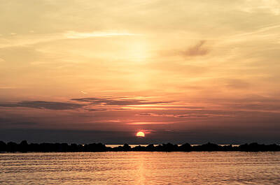 Lets Be Frank - Another Earth - Sunrise on the Sea by AM FineArtPrints