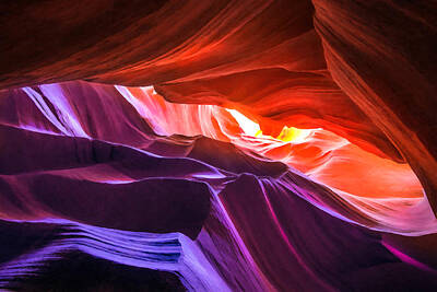 Dental Art Collectables For Dentist And Dental Offices Rights Managed Images - Antelope Canyon 16 Royalty-Free Image by Ingrid Smith-Johnsen