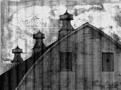 New Years Royalty Free Images - Antique Barn - Black and White Royalty-Free Image by Joseph Skompski