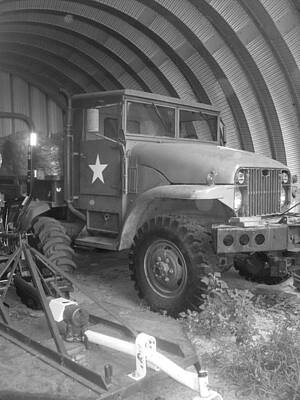 Farmhouse - Antique Military Truck by James Davis