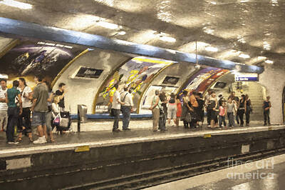 Amy Weiss - Anvers Metro station in Paris by Sheila Smart Fine Art Photography
