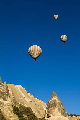 Johan Zwarthoed Royalty-Free and Rights-Managed Images - Balloons in the sky by Johan Zwarthoed