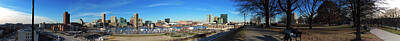 City Scenes Rights Managed Images - Baltimore Skyline panoramic Royalty-Free Image by Cityscape Photography