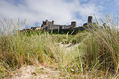 Fantasy Royalty Free Images - Bamburgh Castle from the Dunes Royalty-Free Image by David Head