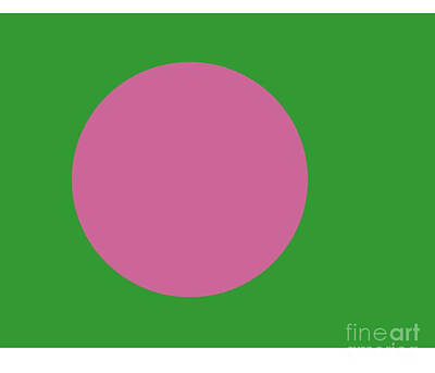 Ring Of Fire Royalty Free Images - Bangladesh Flag Royalty-Free Image by Frederick Holiday