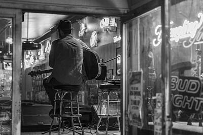 Musicians Royalty-Free and Rights-Managed Images - Bar Musician in Nashville  by John McGraw