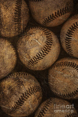 Sports Royalty-Free and Rights-Managed Images - Baseballs by Diane Diederich