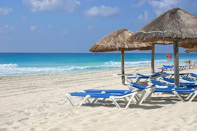 Edgar Degas - Beach chairs in Cancun by Jane Girardot