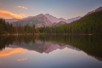 Mammals Photos - Bear Lake Sunset Reflections by Darren White