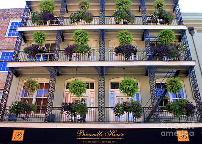 Vintage Signs - Beautiful Hotel in New Orleans by Carol Groenen