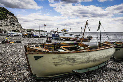 Beer Photos - Beer Fishing Boats by Chris Smith
