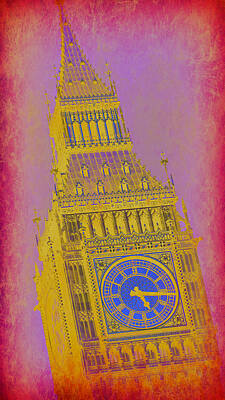 London Skyline Rights Managed Images - Big Ben 10 Royalty-Free Image by Stephen Stookey