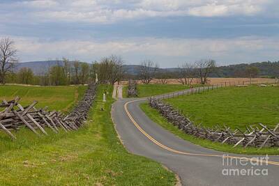 Politicians Photo Royalty Free Images - Bloody Road Antietam Royalty-Free Image by Thomas Marchessault