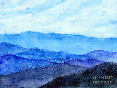 Royalty-Free and Rights-Managed Images - Blue Ridge Mountains by Hailey E Herrera