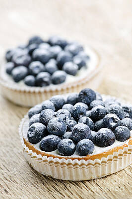 Graduation Sayings - Blueberry tarts by Elena Elisseeva