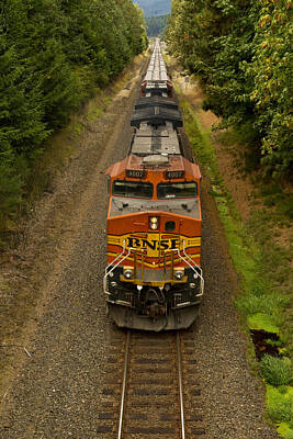 Fantasy Ryan Barger - BNSF Train 789 E  by John Brueske