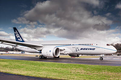 Transportation Photos - Boeing Dreamliner 787 by Puget  Exposure