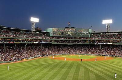 Athletes Photos - Boston Fenway Park and Red Sox Nation by Juergen Roth