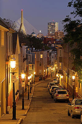 Cities Photos - Boston View from Charlestown by Juergen Roth