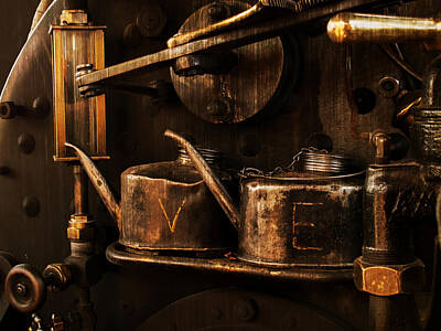 Steampunk Photos - Brass and Steam by Mary Jo Allen