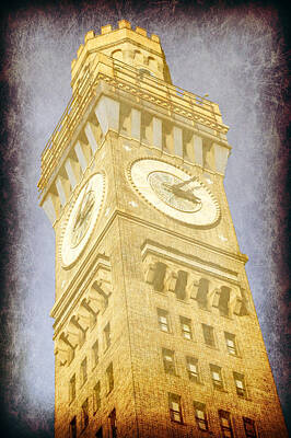 Abstract Skyline Photo Rights Managed Images - Bromo Seltzer Tower No 4 Royalty-Free Image by Stephen Stookey