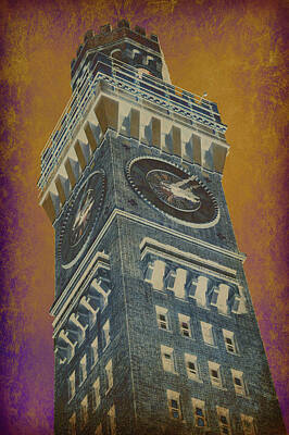 Abstract Skyline Photo Rights Managed Images - Bromo Seltzer Tower No 5 Royalty-Free Image by Stephen Stookey