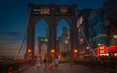 Eduardo Tavares Photos - Brooklyn Bridge In Las Vegas by Eduardo Tavares