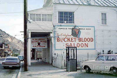 Rowing Royalty Free Images - Bucket of Blood Saloon Virginia City Nevada Royalty-Free Image by Wernher Krutein