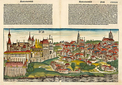 Impressionist Landscapes - Budapest Hungary 1493 with manuscript by Vincent Monozlay